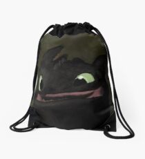 Toothless Grin Drawstring Bag