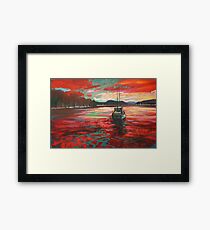 Bellanoch Boats Framed Print