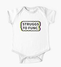 Body de manga corta para bebé De Struggs a Func Queer Eye Quote