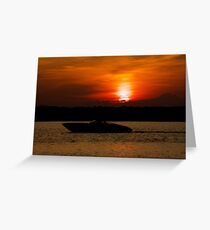 Sunset Cruise Greeting Card
