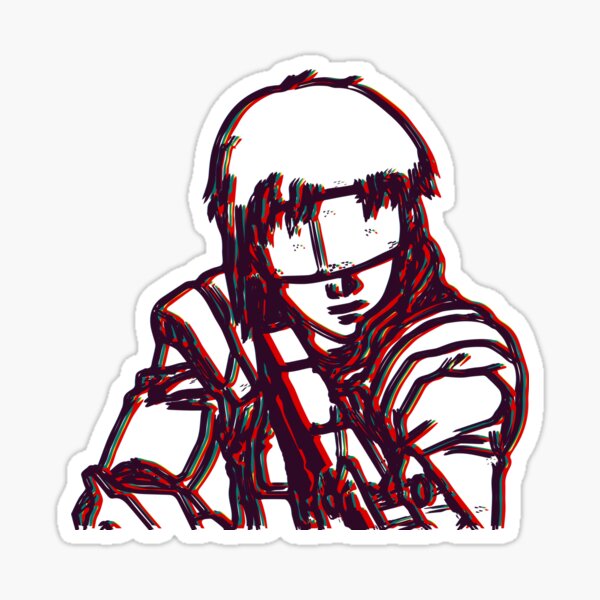 Kusanagi-Ghost In The Shell Sticker