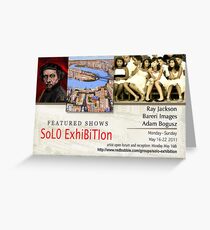 Adam Bogusz, Ray Jackson, Bareri Images, Group banner, Solo Exhibition Greeting Card