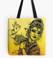 Kuchipudi Dancer - Hidden Detail Tote Bag