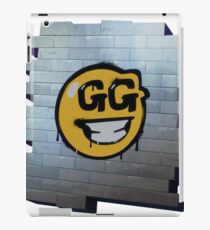 Fortnite gg smiley graffiti iPad Case/Skin