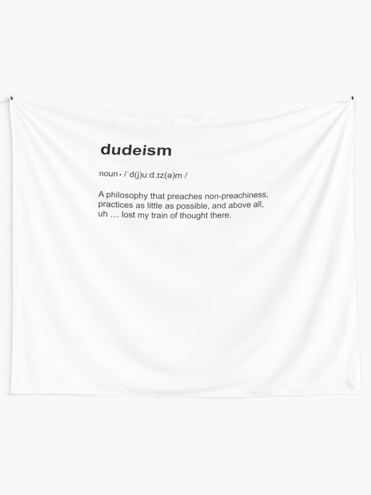 Big Lebowski Dudeism Philosophy Dictionary Definition Short Sleeve