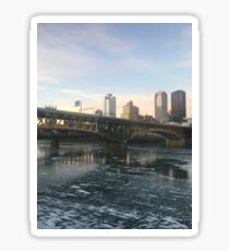 Pittsburgh In Winter Sticker