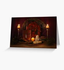 Pagan Altar Scene Greeting Card
