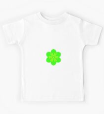 Green Flower Kids Tee