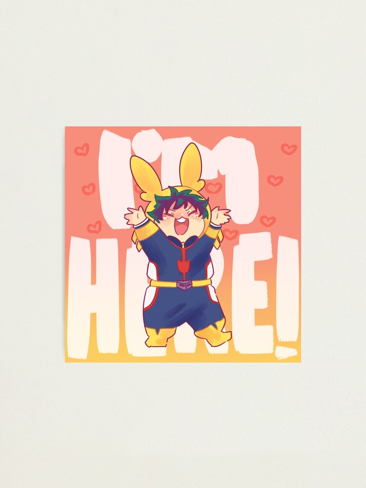 Alternate view of I'm here!!! Photographic Print