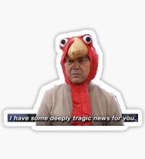 deeply tragic Sticker