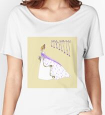 The Bride with Bouffant Hair and Lilies Women's Relaxed Fit T-Shirt