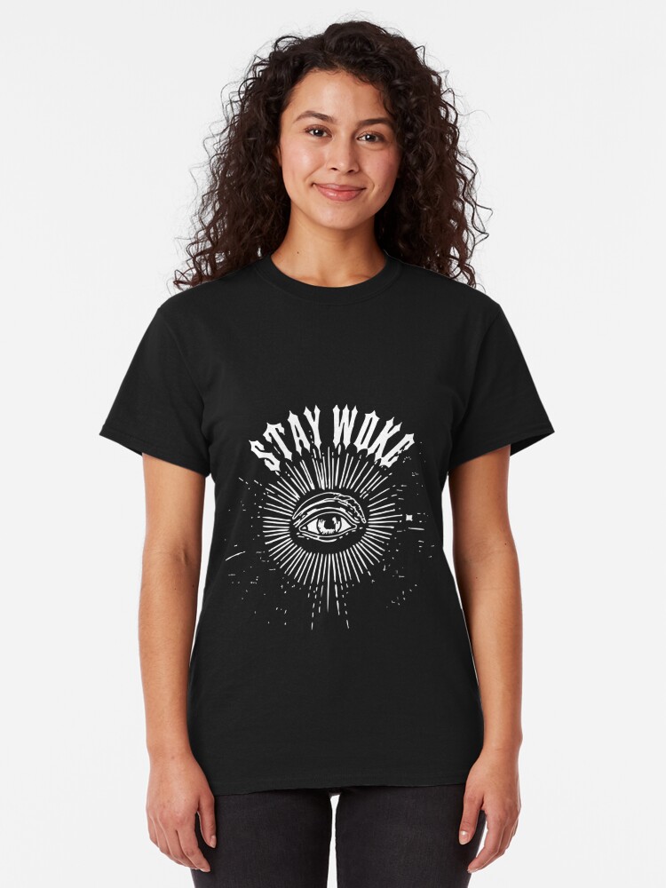 Stay Woke Logo T Shirt By Slametorae Redbubble