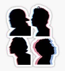 5sos silhouette 3d Sticker