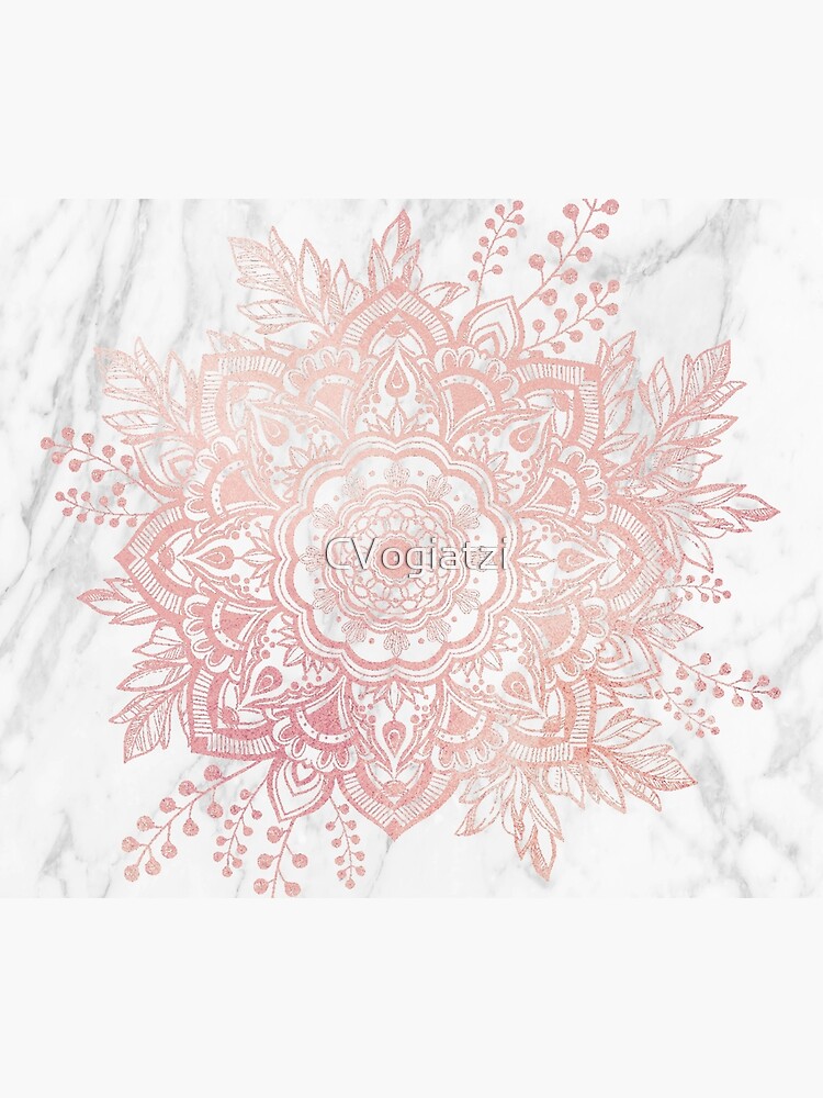Queen Starring of Mandala-White Marble by CVogiatzi