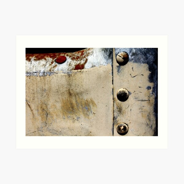 The Guardian Wears Away Art Print