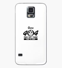 404 - page not found Case/Skin for Samsung Galaxy