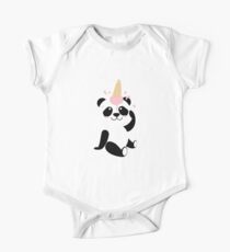 Panda Wants To Be Unicorn One Piece - Short Sleeve