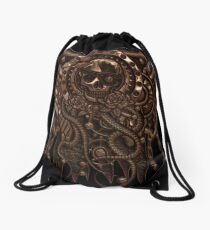 Airship Pirate Badge in Copper Drawstring Bag