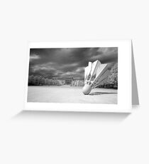 Nelson Atkins Museum Exterior, Infrared View, Kansas City, Missouri Greeting Card