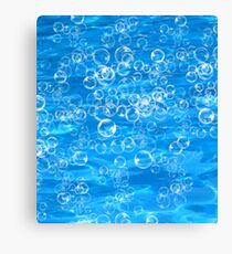BUBBLES BUBBLES BUBBLES Canvas Print