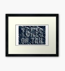 Tones On Tail Framed Print