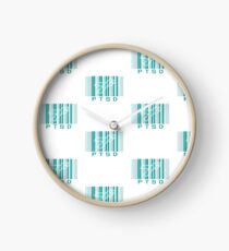 Bar Code Ribbon PTSD Awareness Clock