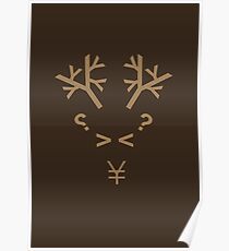 Reindeer Poster