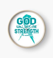God Will Give Me Strength! PTSD Awareness Clock