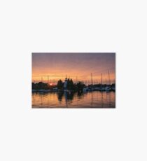 Vivid Yacht Club Sunrise - Art Board