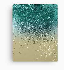 Lemon Twist Beach Glitter #1 #shiny #decor #art Canvas Print