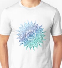 Blue Gradient Mandala Unisex T-Shirt