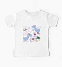 Cool T-rex Fun party Blue #homedecor Baby Tee
