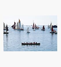 Mylor Gig at the Falmouth Classics Parade Photographic Print