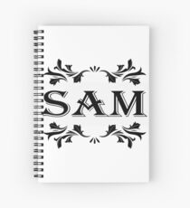 Frame Name Sam Spiral Notebook
