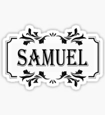 Frame Name Samuel Sticker