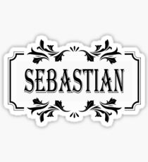 Frame Name Sebastian Sticker