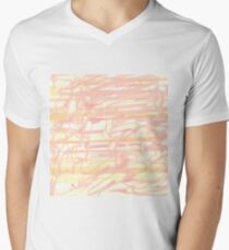 20180625 Lines combined down and up No. 6 Men's V-Neck T-Shirt