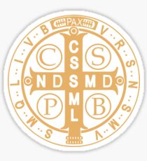 Heilige Benedikt-katholische religiöse Geschenke Sticker