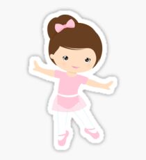 Ballerina Girl Sticker