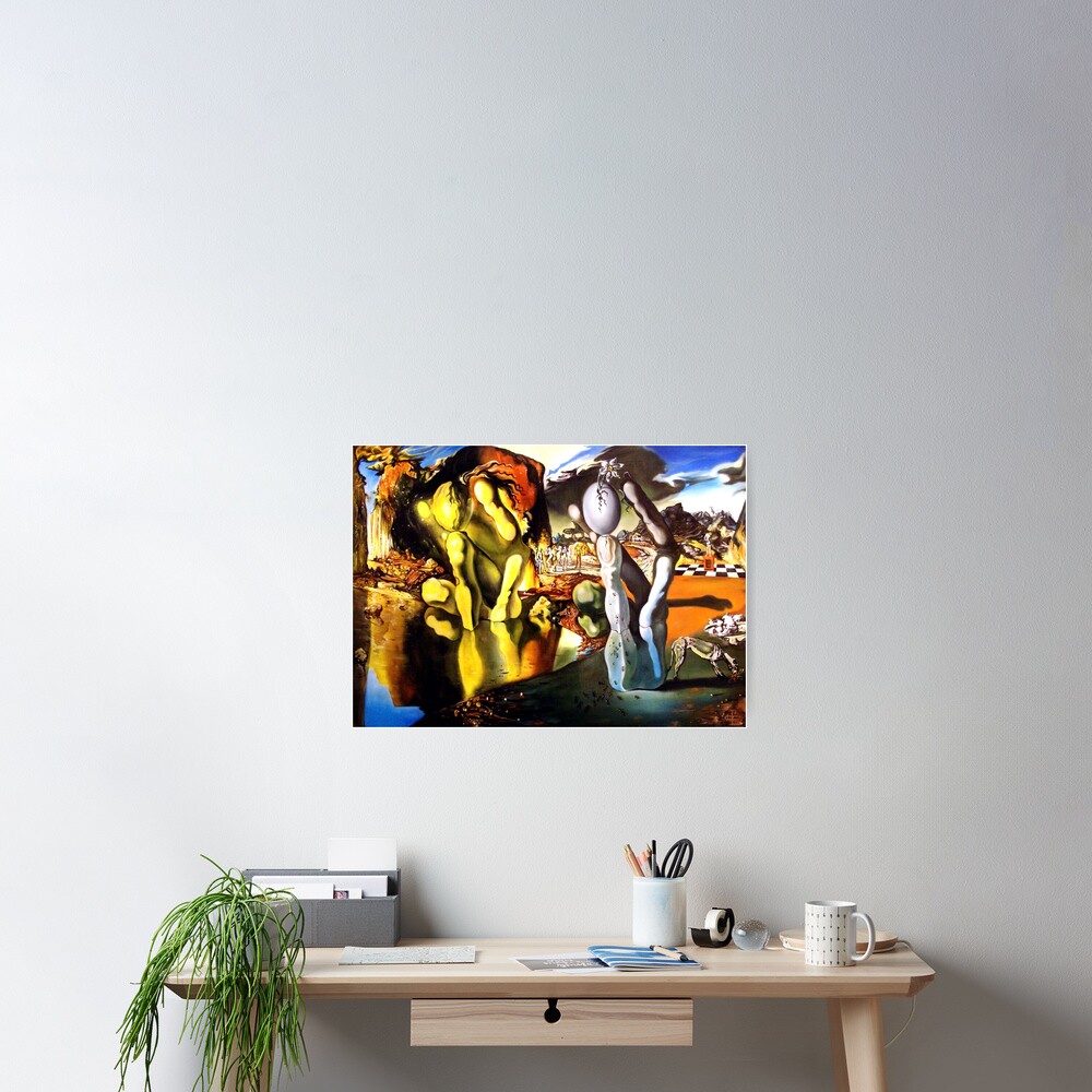 Metamorphosis Of Narcissus Salvador Dali Poster By Arthistory Redbubble   Cposter,small,square Product,1000x1000.2u1 