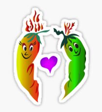 Veggies - The sharp duo Sticker