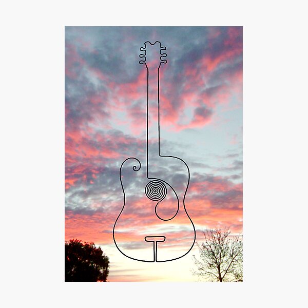 Guitar Photographic Print