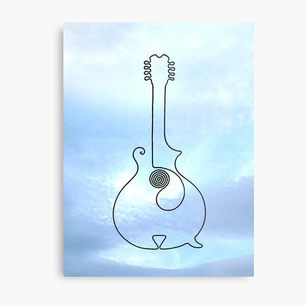 Mandolin Metal Print
