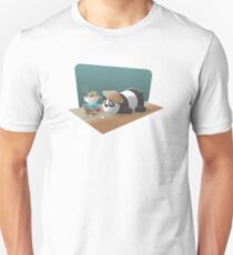 panda character chinese noodle Unisex T-Shirt
