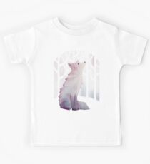 Fuchs im Schnee Kinder T-Shirt