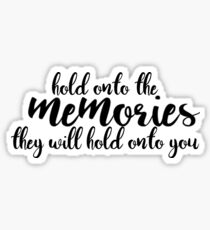 Memories Sticker