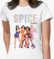 Camiseta entallada para mujer spice girls merch