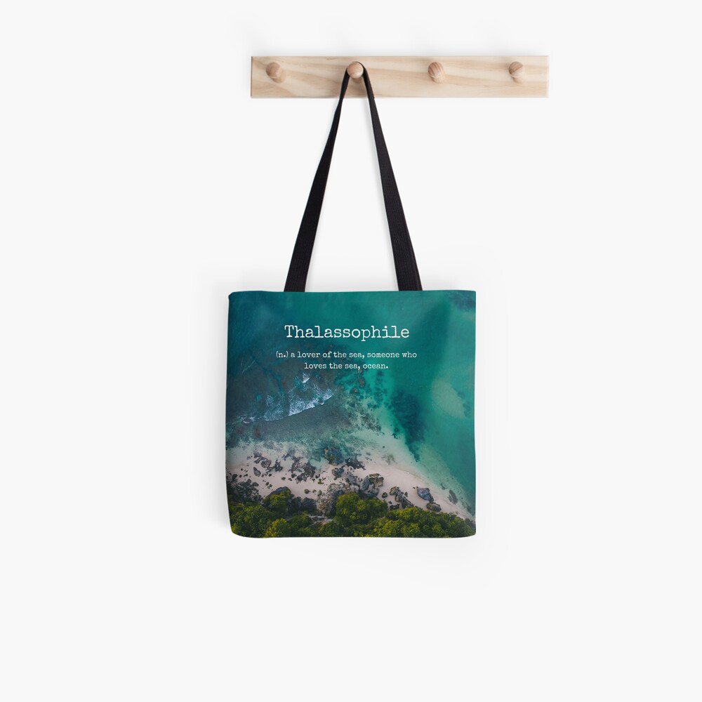 Beach Themed Thalassophile Products For the Beach Lover Inside You Tote Bag