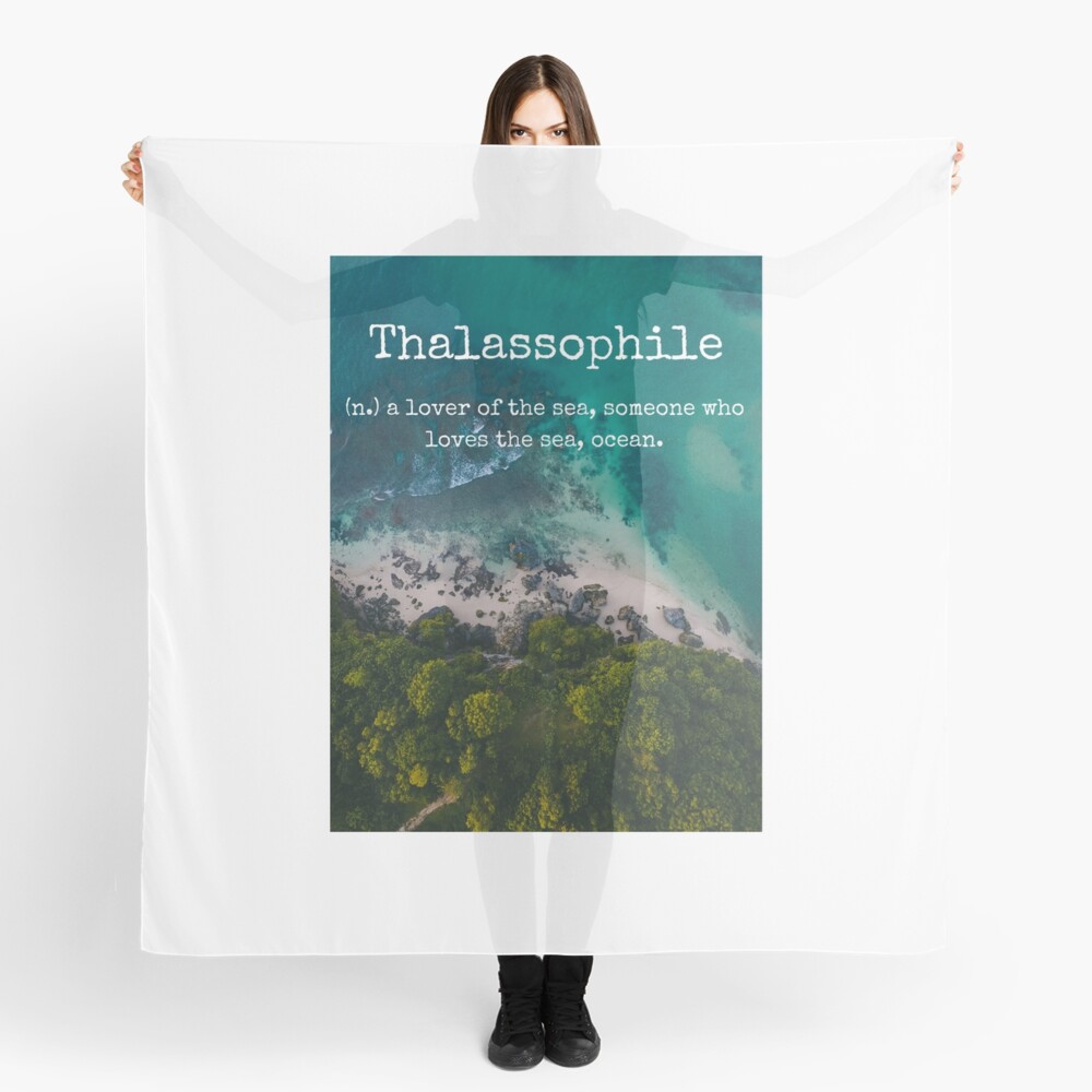 Beach Themed Thalassophile Products For the Beach Lover Inside You Scarf