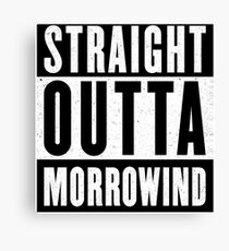 Straight Outta Morrowind Canvas Print